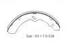 Kit mâchoire de frein Brake Shoe Set:41060-01D27