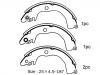 刹车蹄片 Brake Shoe Set:NR4034