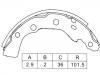 Brake Shoe Set:K6733