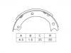 Bremsbackensatz Brake Shoe Set:36160-T1025