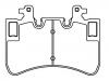 тормозная кладка Brake Pad Set:32300756